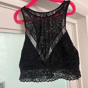 Aerie Highneck Lace Bralette